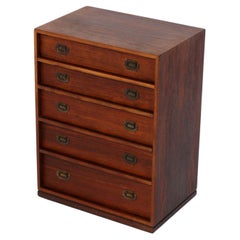 Danish Modern Rosewood Lingerie Chest by Henning Korch