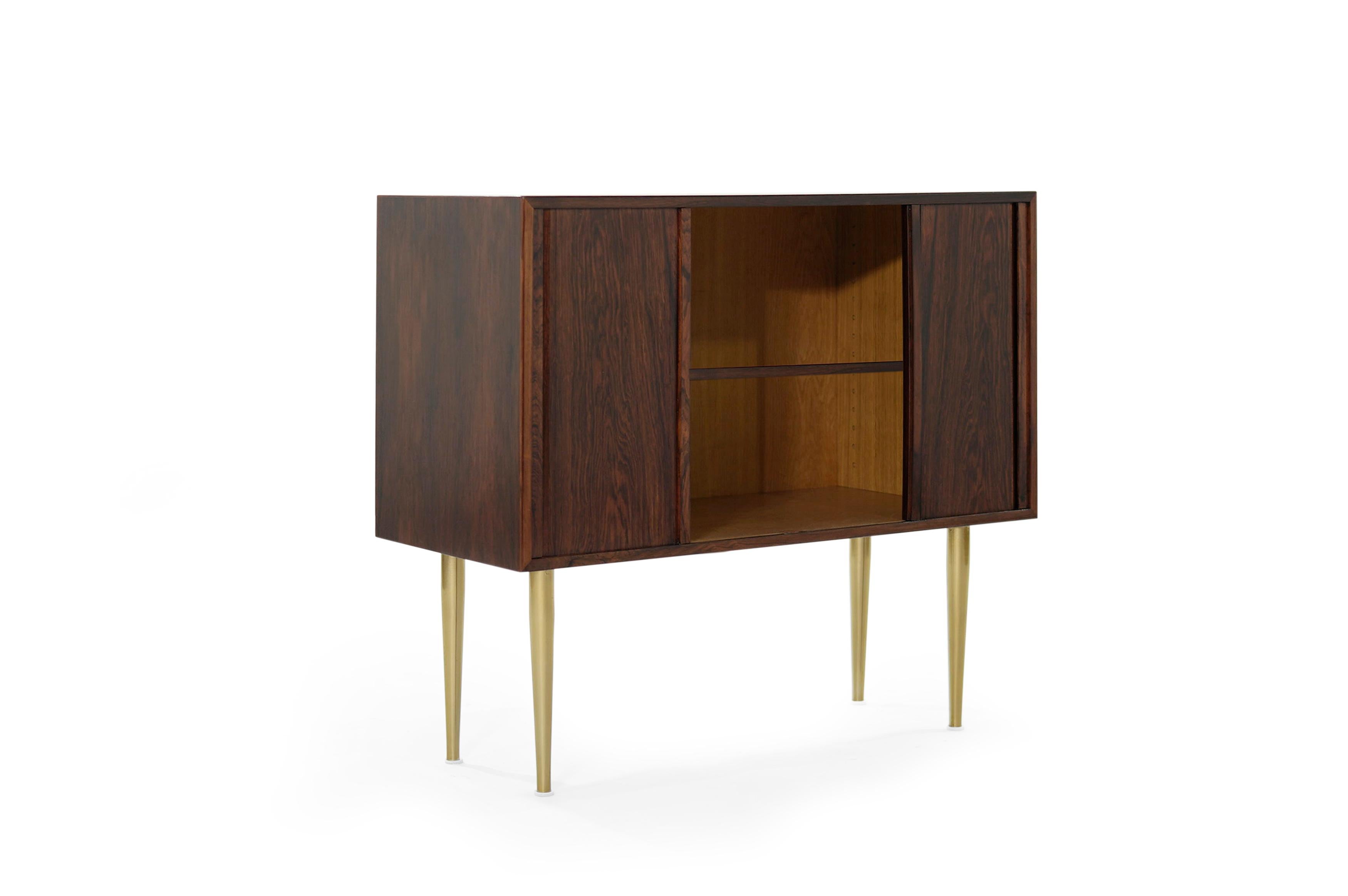 20th Century Danish Modern Rosewood Liquor Cabinet, circa 1950s