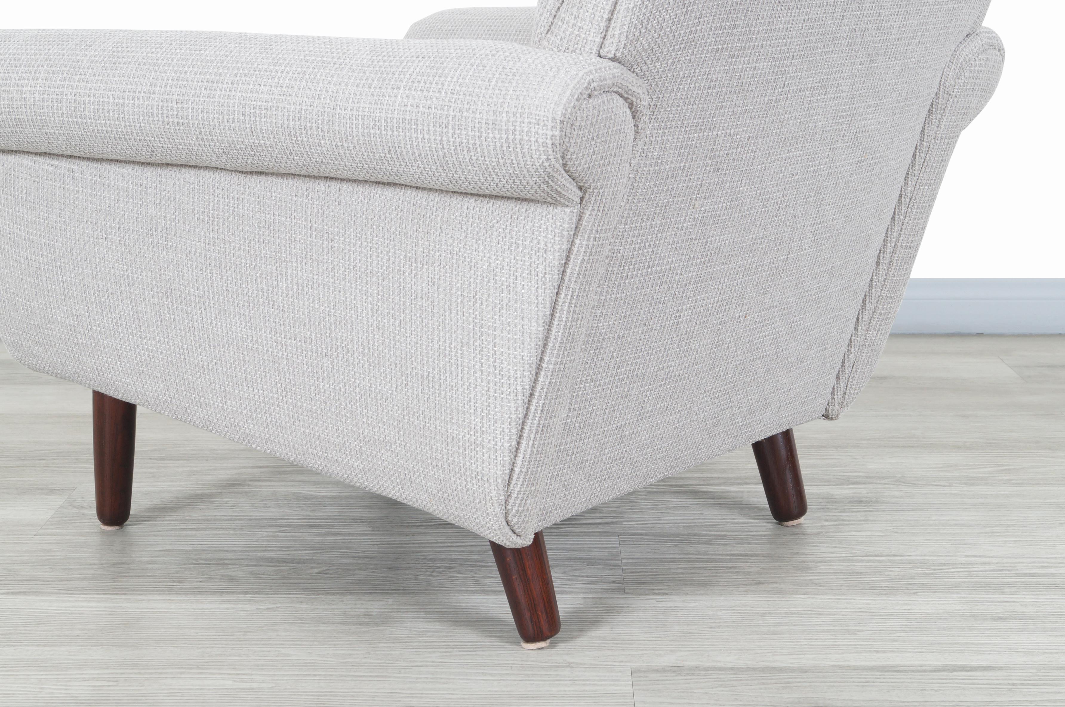 Fauteuils de salon danois modernes en bois de rose en vente 5