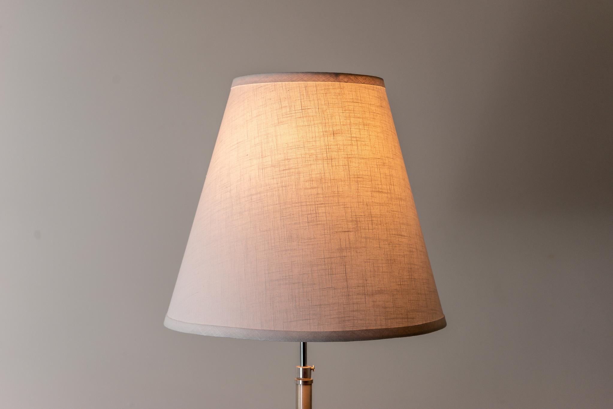 Scandinavian Modern Danish Modern Rosewood & Metal Floor Lamp For Sale