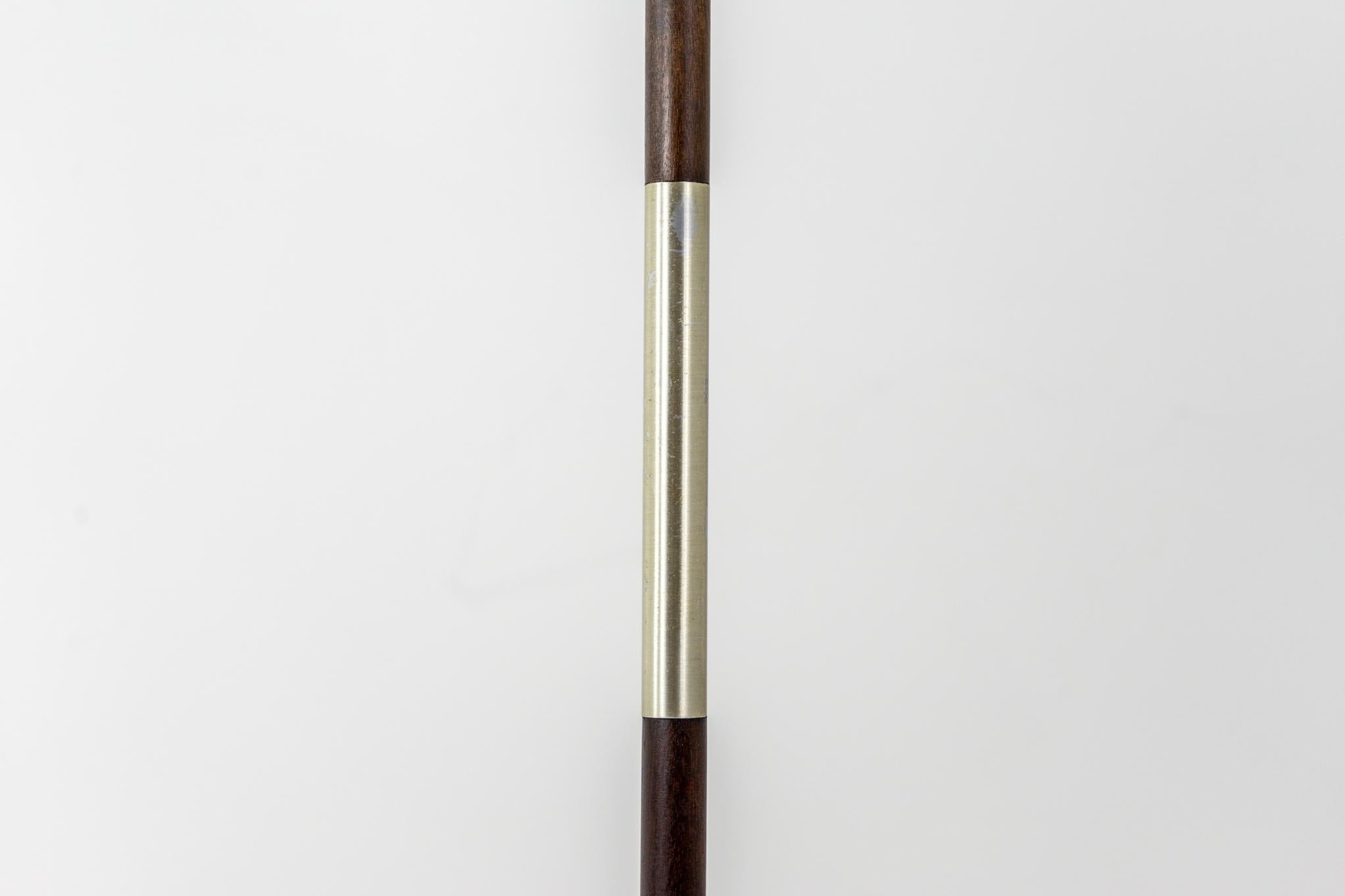 Danish Modern Rosewood & Metal Floor Lamp For Sale 3