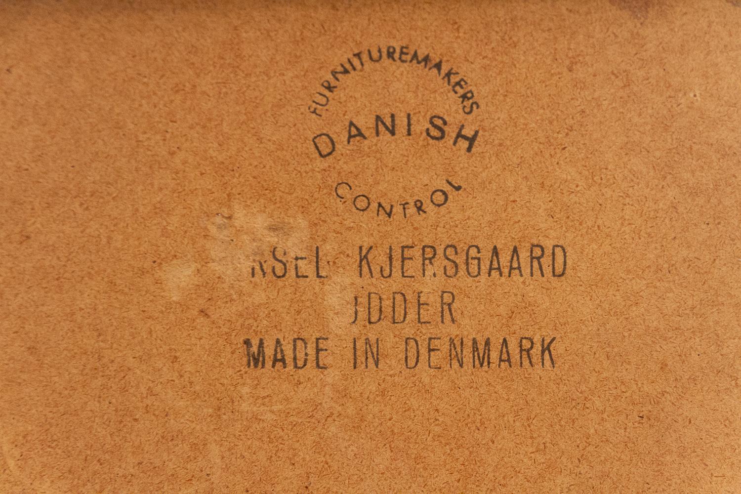 Specchio moderno danese in legno di palissandro di Kai Kristiansen per Aksel Kjersgaard, 1960. in vendita 2