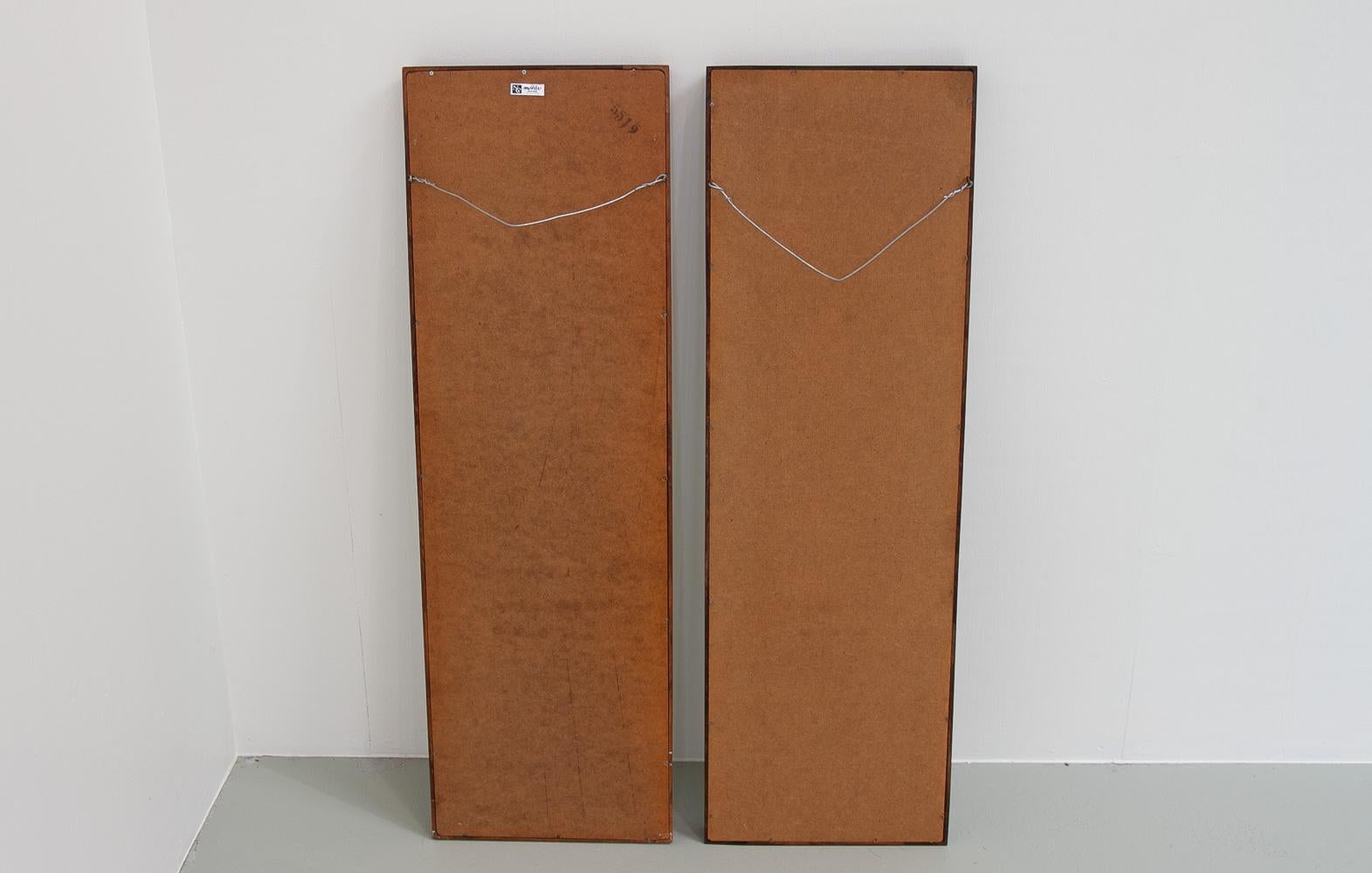 Danish Modern Rosewood Mirrors by Niels Clausen for NC Møbler, 1960s. Set of 2. For Sale 3