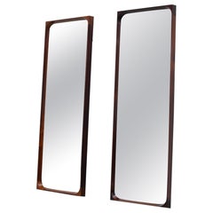 Danish Modern Rosewood Mirrors by Niels Clausen for NC Møbler, 1960s. Set of 2.