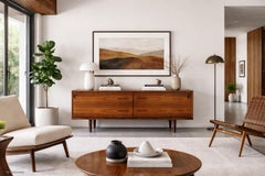 Danish Modern Rosewood Model-20 Credenza by Niels Otto Moller