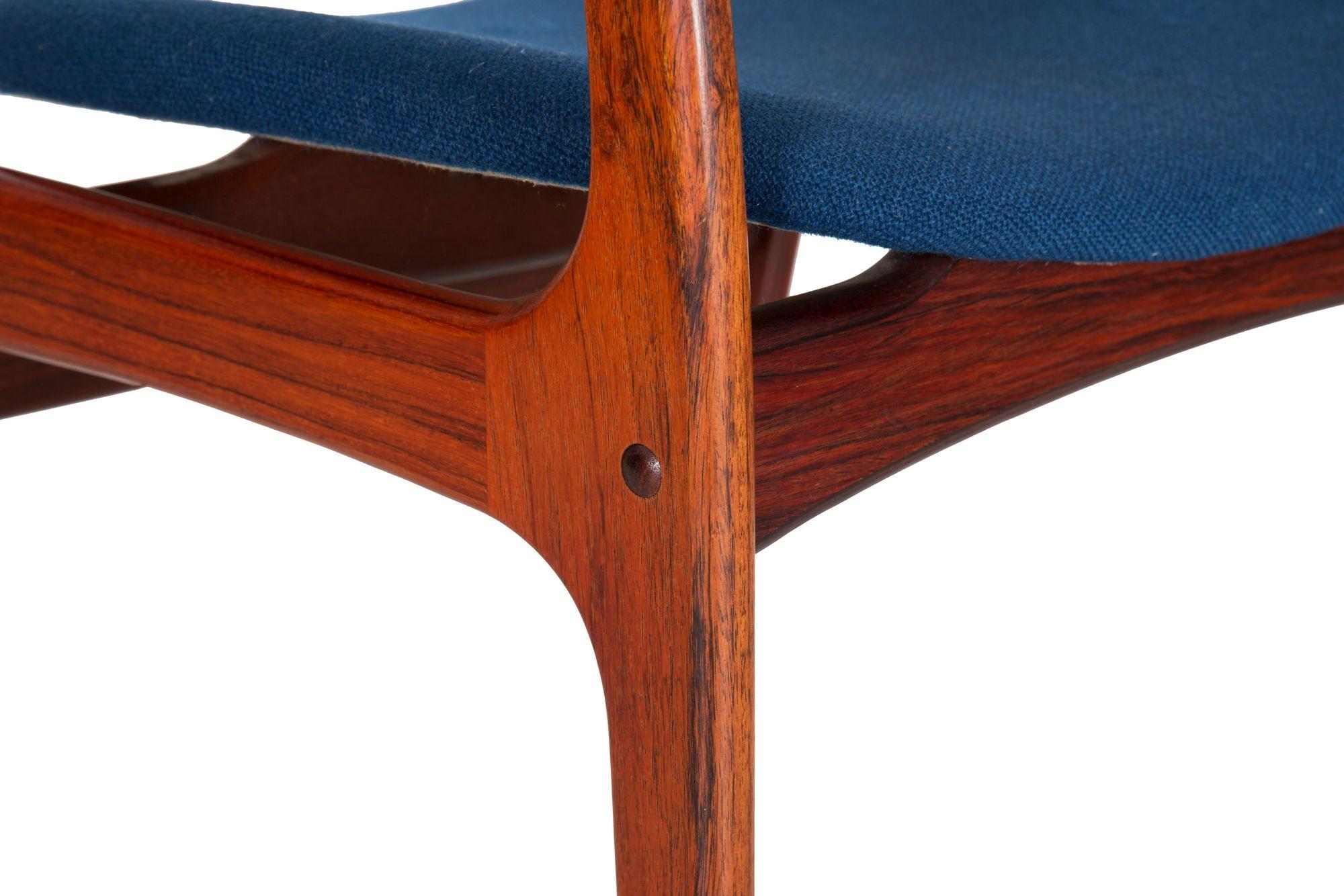 Danish Modern Rosewood Model 50 Arm Chair by Erik Buch For Sale 4