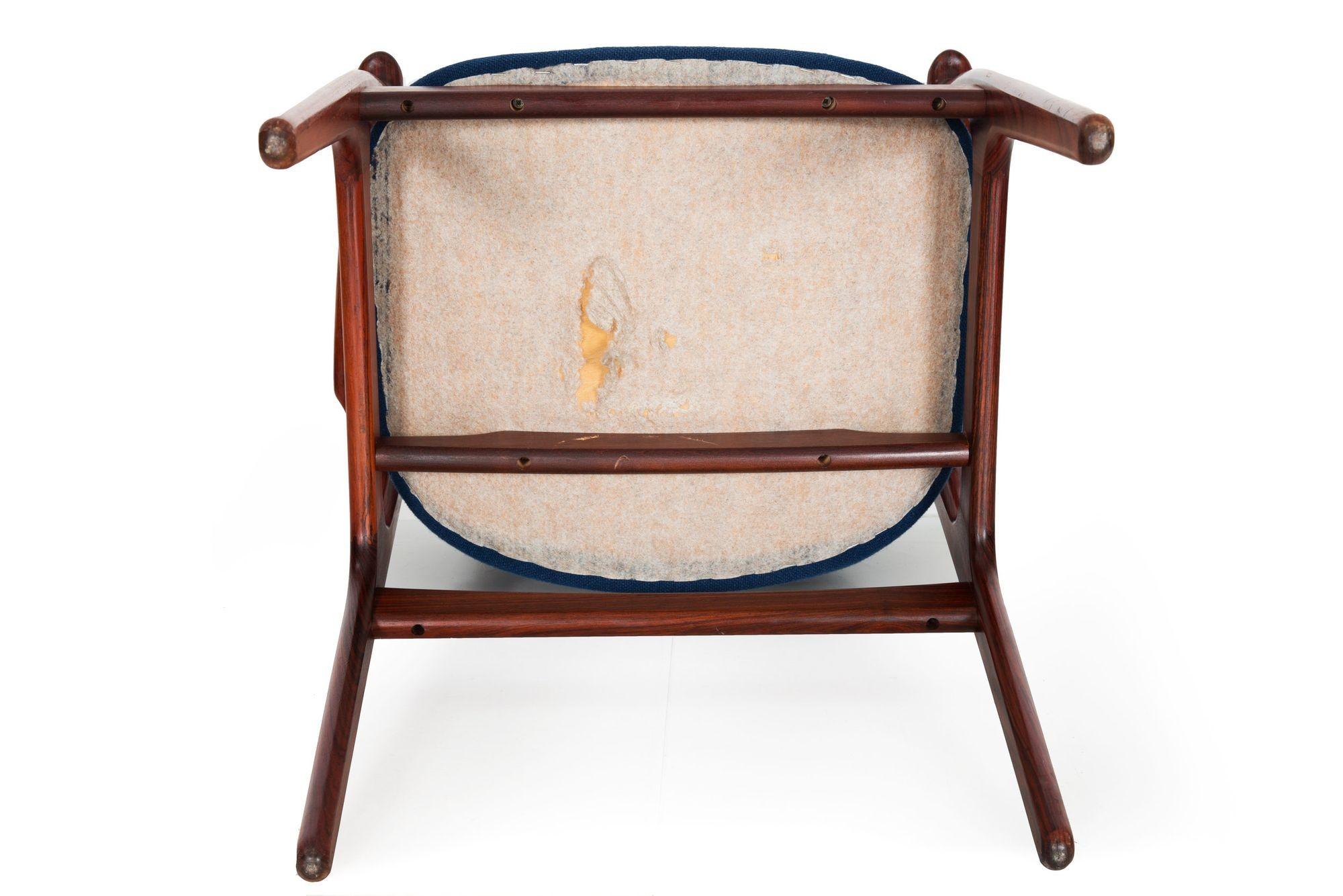 Danish Modern Rosewood Model 50 Arm Chair by Erik Buch For Sale 6