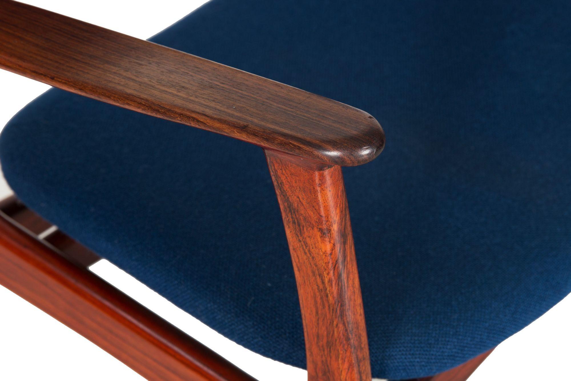 Danish Modern Rosewood Model 50 Arm Chair by Erik Buch For Sale 7