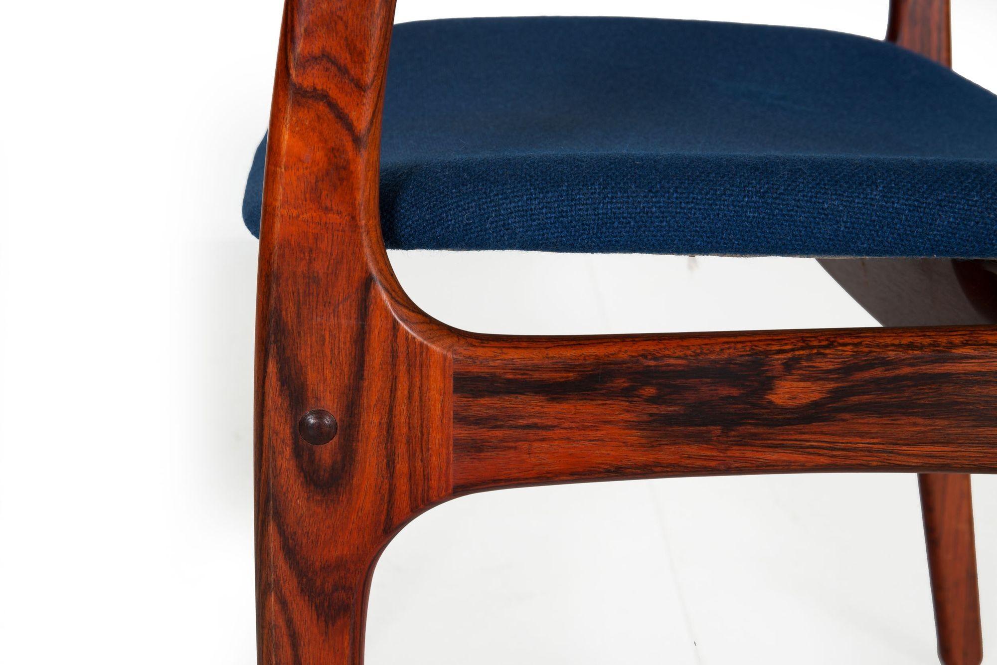 Danish Modern Rosewood Model 50 Arm Chair by Erik Buch For Sale 13