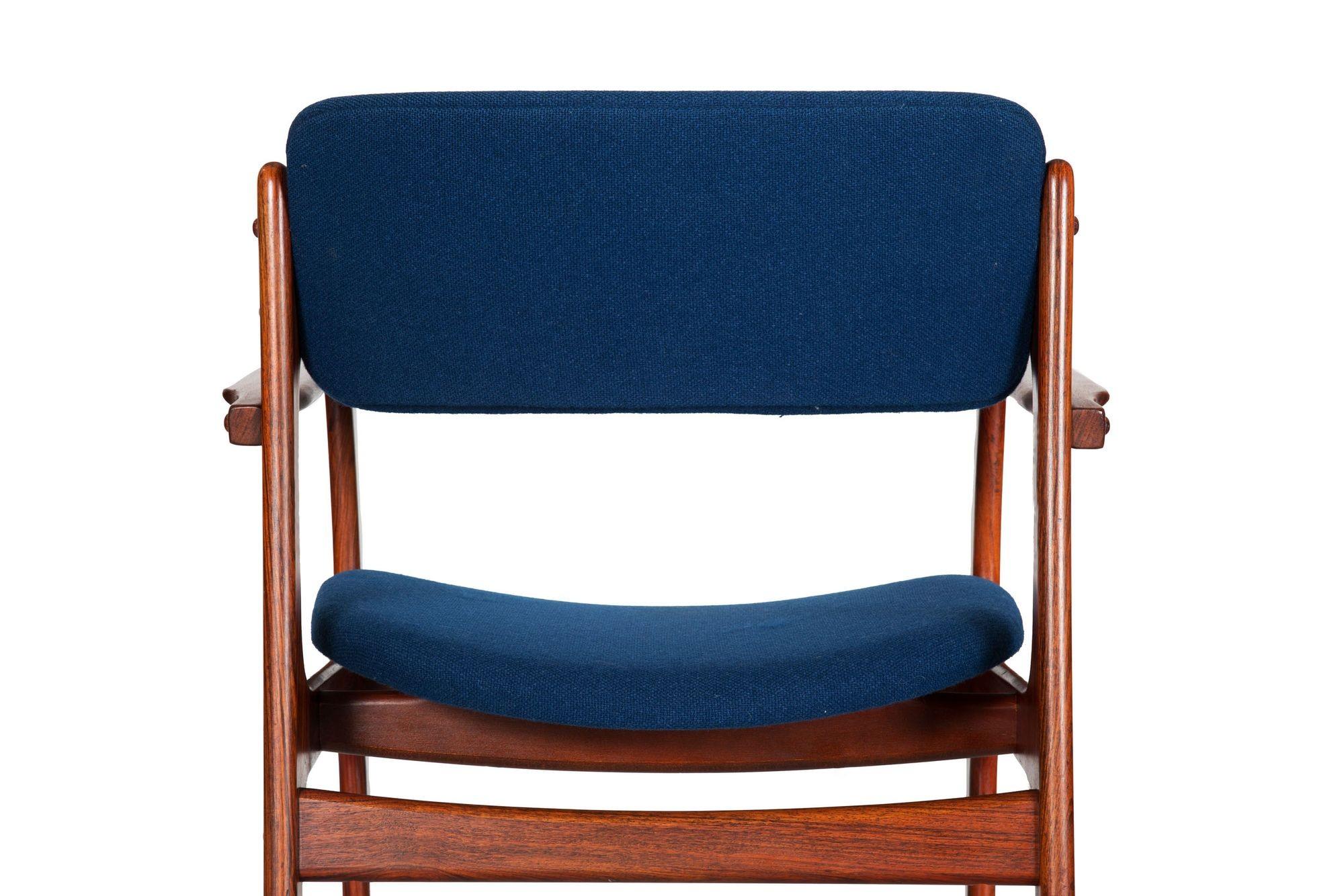 Danish Modern Rosewood Model 50 Arm Chair by Erik Buch For Sale 1