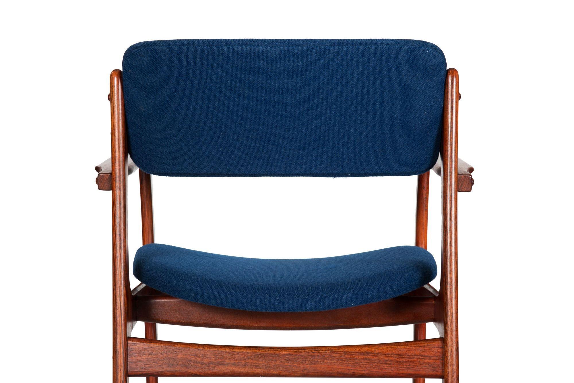 Danish Modern Rosewood Model 50 Arm Chair by Erik Buch 1