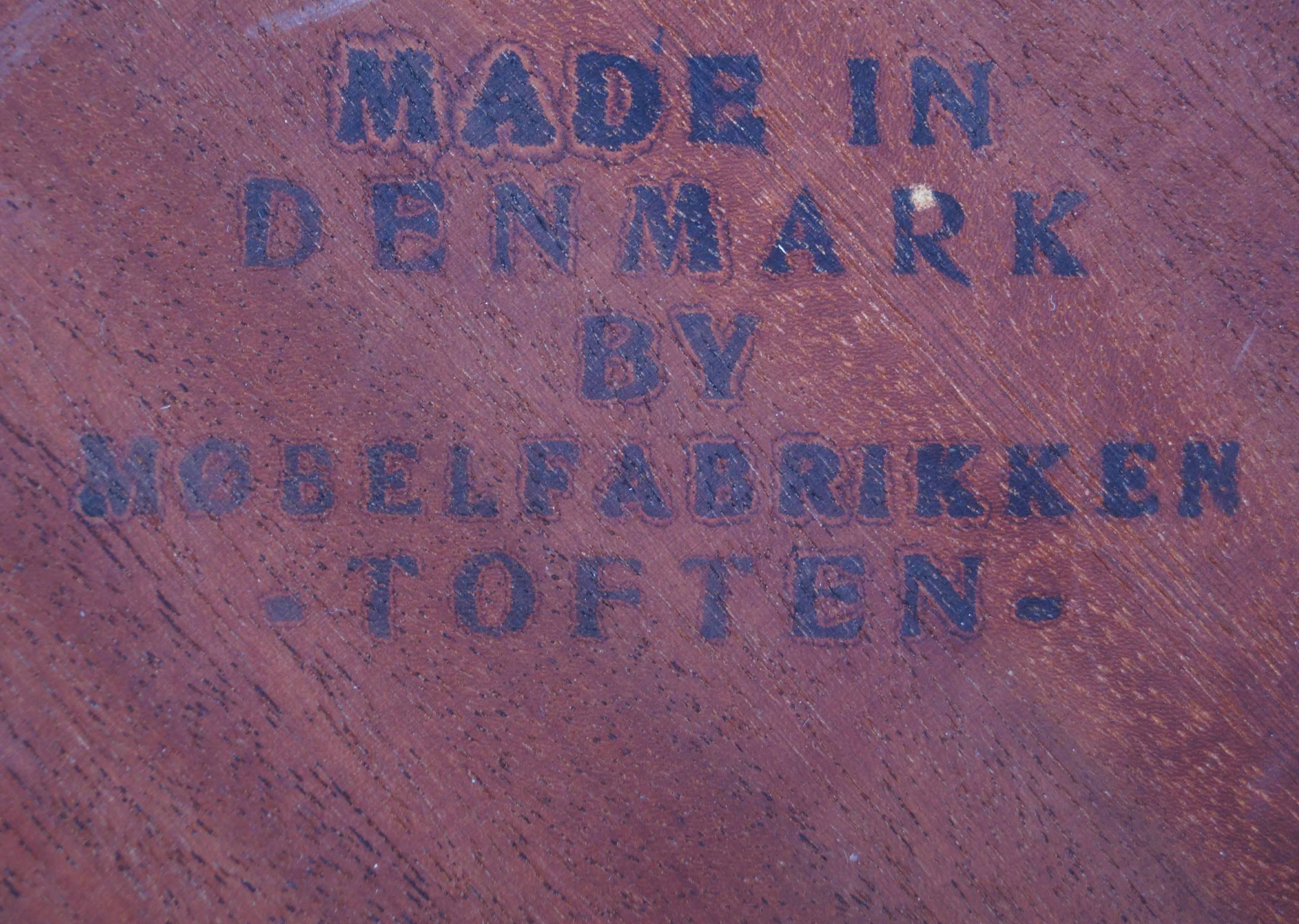 E.W. danois moderne en bois de rose niché Bach Toften Stacking Side End Accent Tables en vente 3