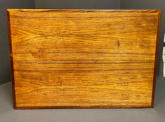 Dänisches modernes Rosenholz-Stapeltisch-Set Nr. 42 von Silberg Mobler, um 1960