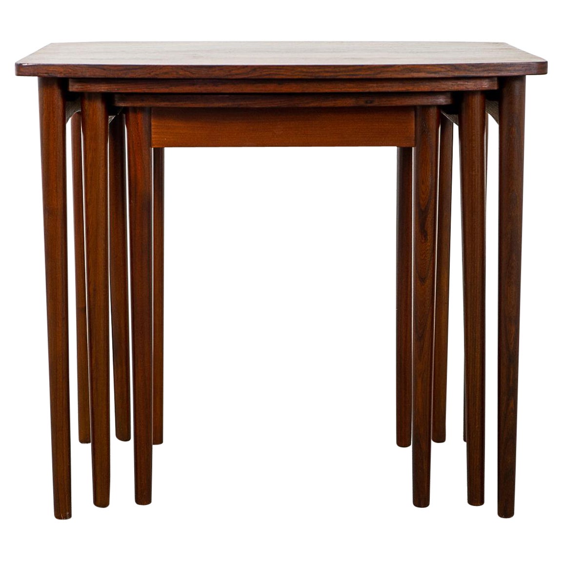 Danish Modern Rosewood Nesting Tables