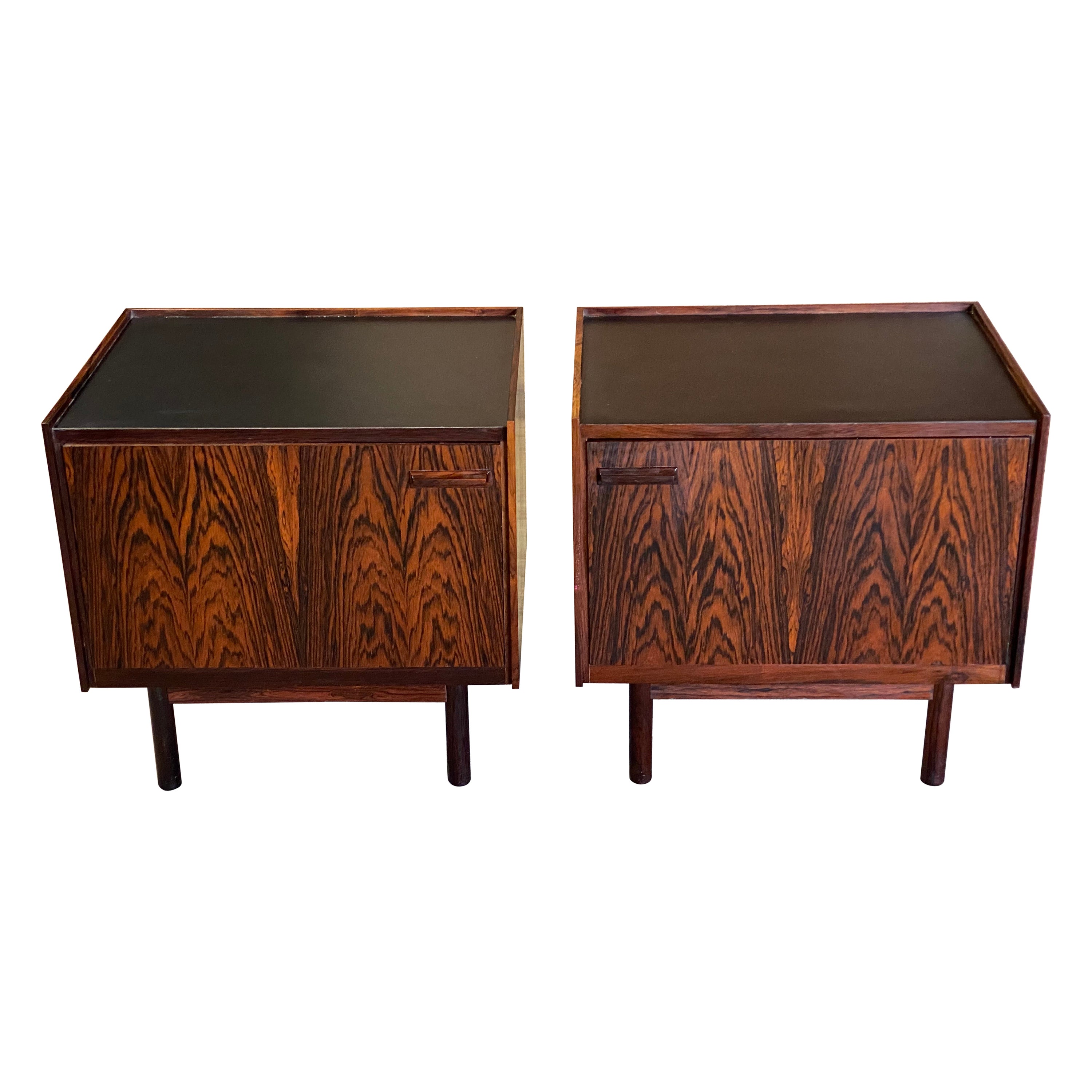 Danish Modern Rosewood Night Stands