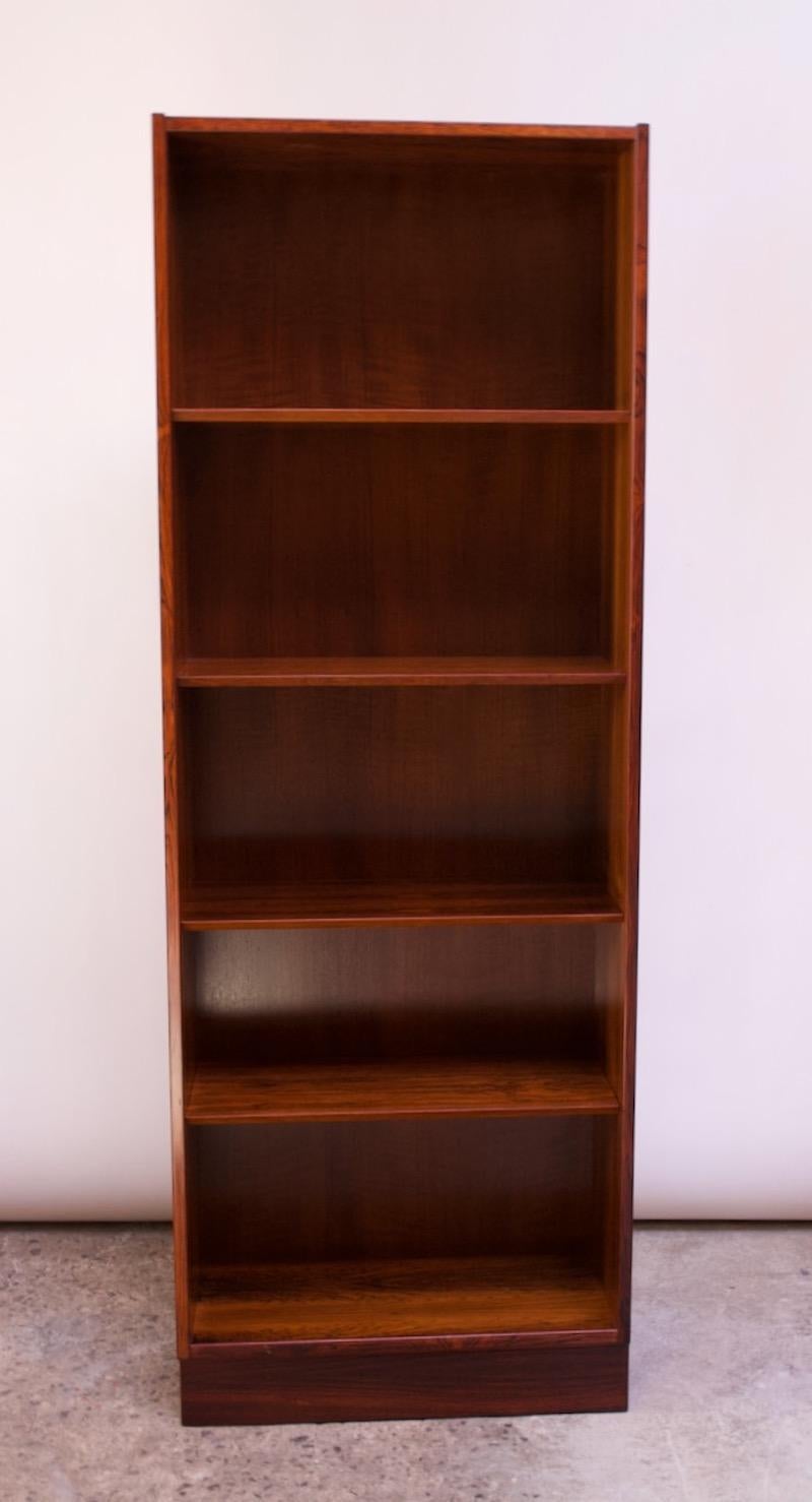 Scandinavian Modern Danish Modern Rosewood Open Bookcase Designed by Carlo Jensen for Poul Hundevad