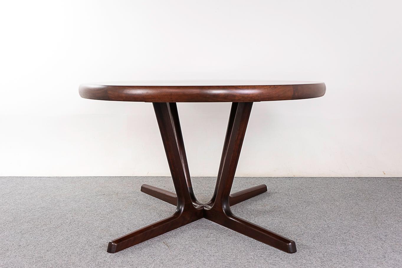 Danish Modern Rosewood Oval Dining Table 1