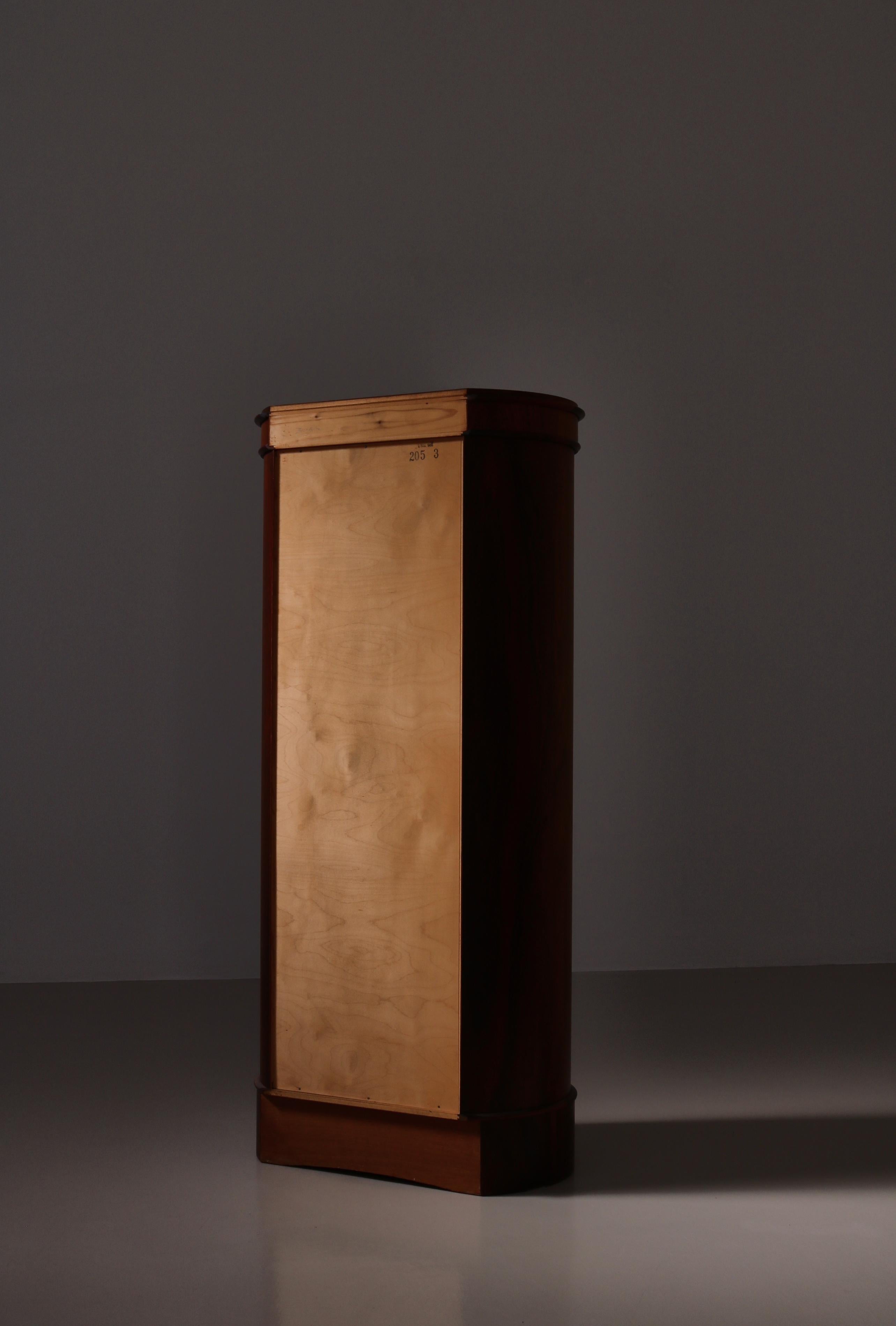 Danish Modern Rosewood Pedestal Cabinet by Johannes Sorth, Denmark, 1966 For Sale 12