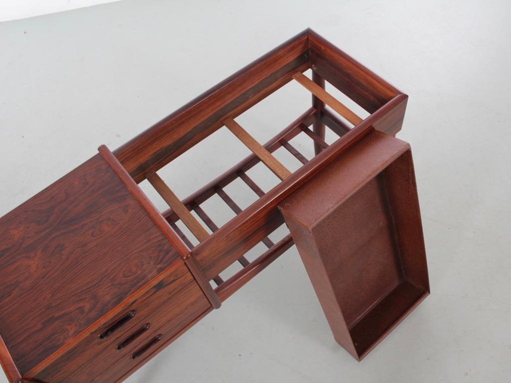 Danish Modern Rosewood Planter Table For Sale 2