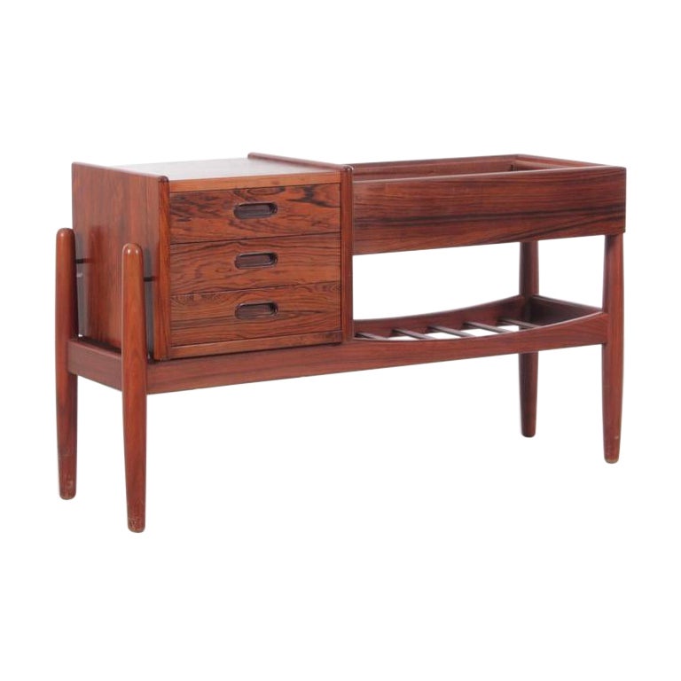 Danish Modern Rosewood Planter Table