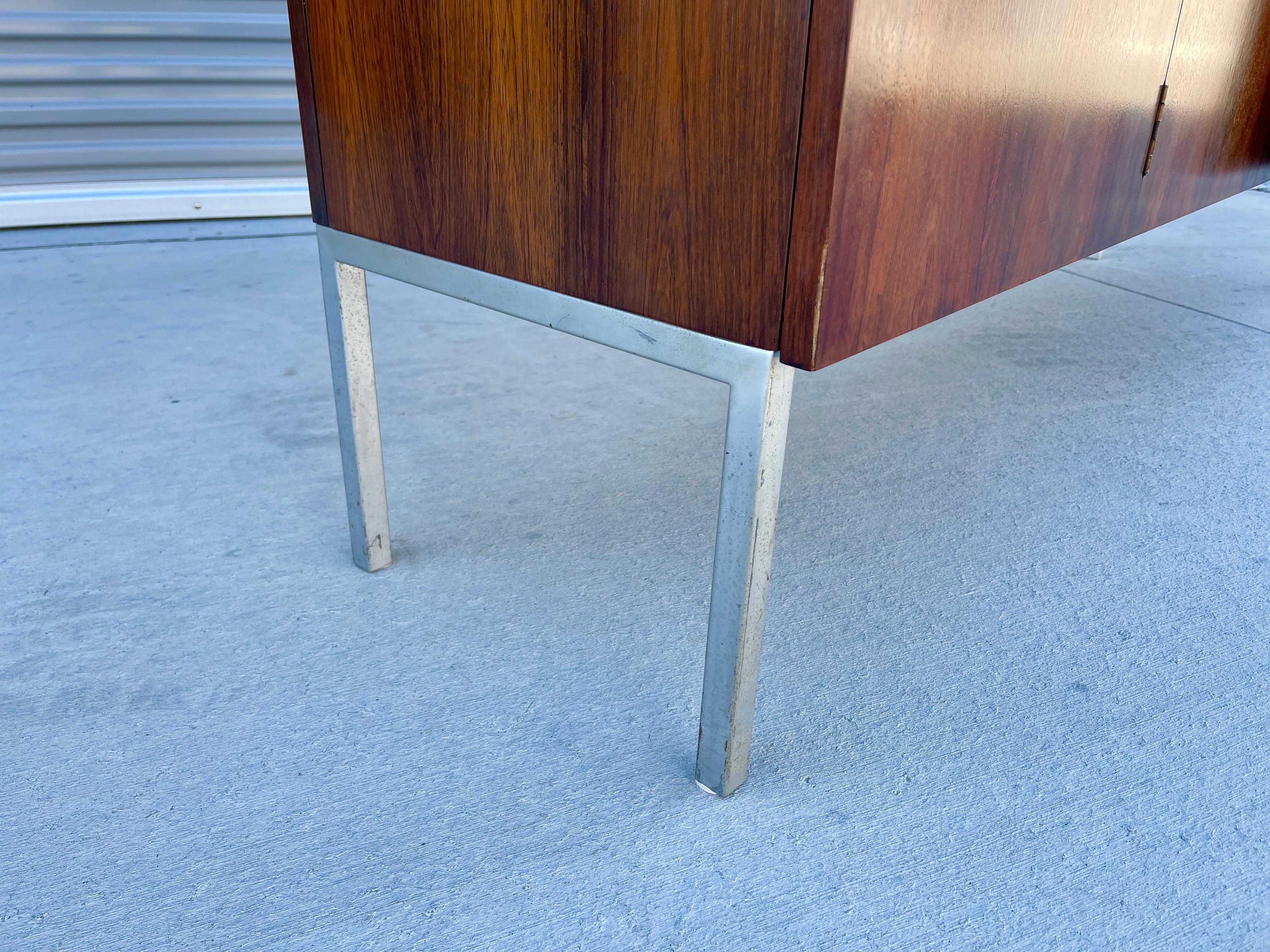 Danish Modern Rosewood Record Credenza For Sale 5