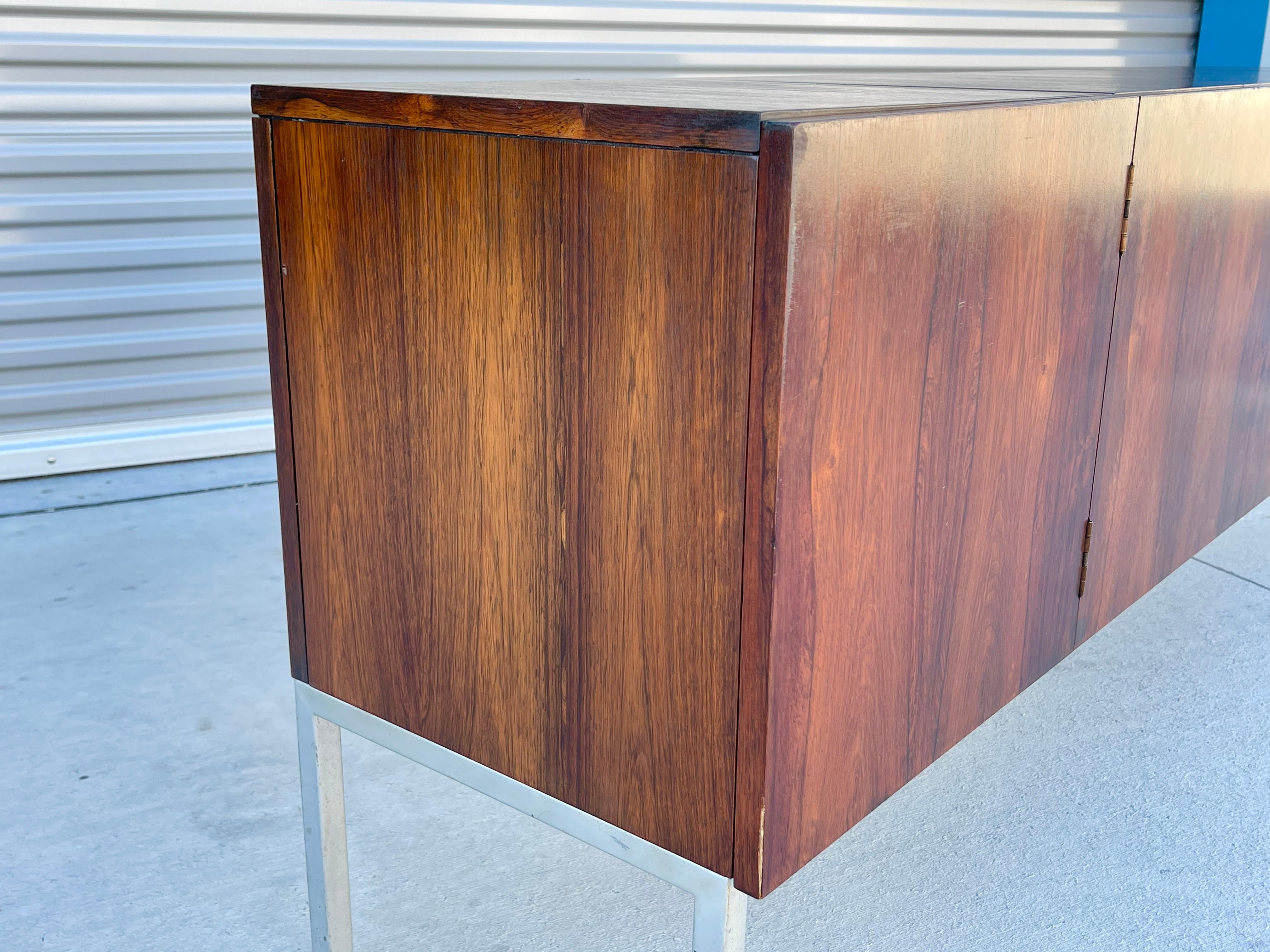 Danish Modern Rosewood Record Credenza For Sale 2