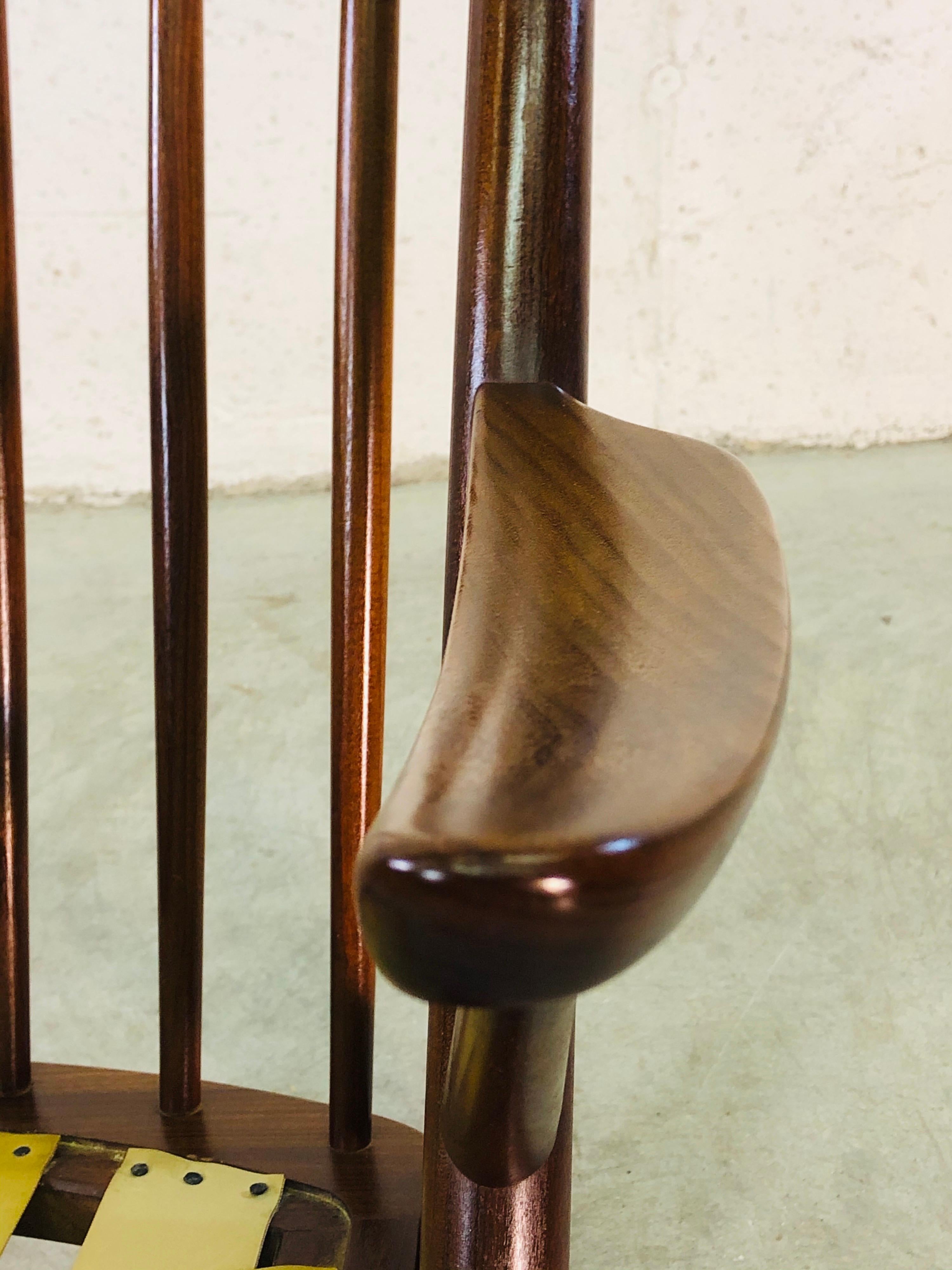 Danish Modern Rosewood Rocking Chair by Frank Reenskaug for Brahmin Mobler 1