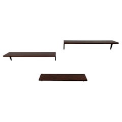 Danish Modern Rosewood Shelves by Poul Cadovius for Cado, 1960s. Set of 3.