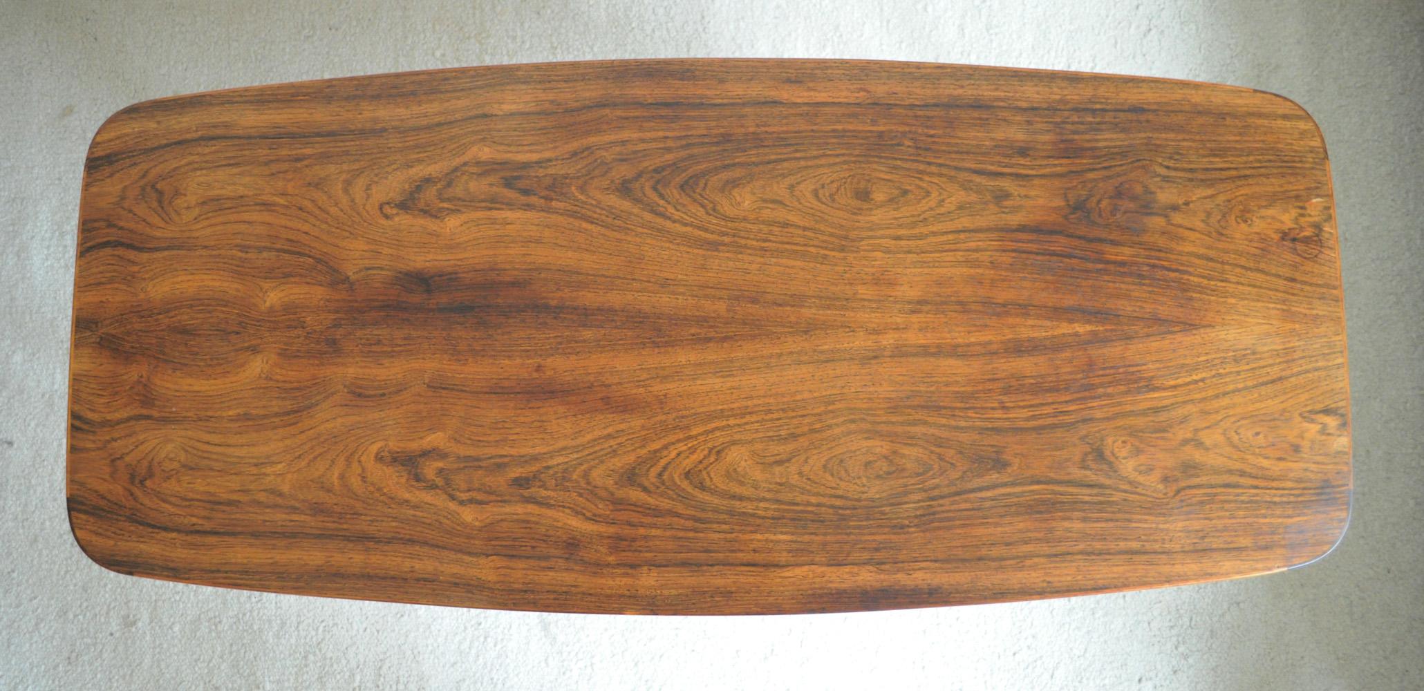 20th Century Danish Modern Rosewood Side or Coffee Table For Sale