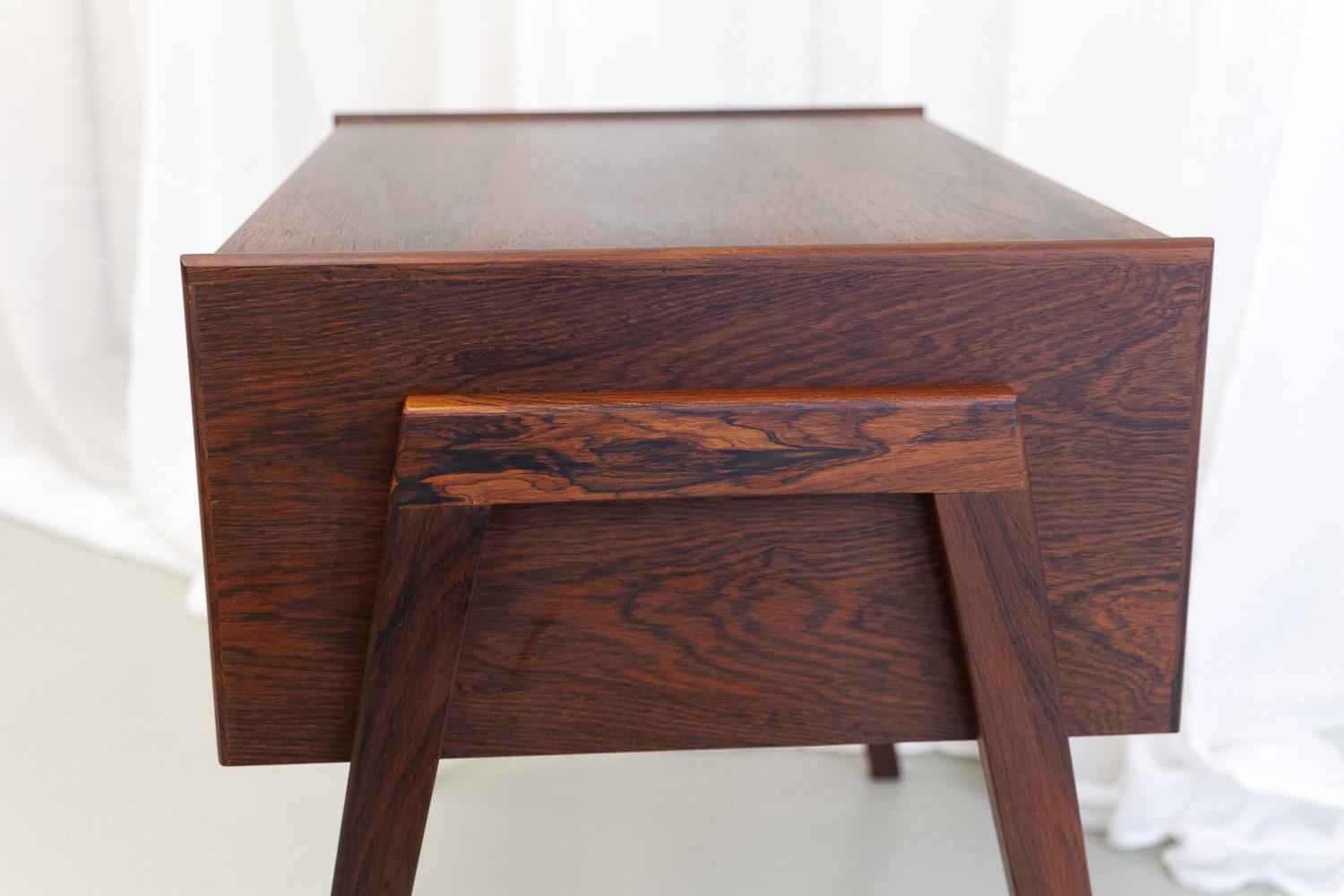 Danish Modern Rosewood Side Table, 1960s. For Sale 2