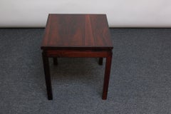 Danish Modern Rosewood Side Table by Poul Hundevad for Fabian