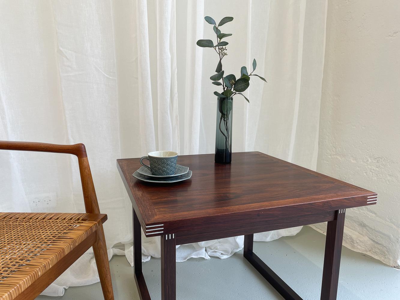 Danish Modern Rosewood Side Table by Rud Thygesen for Heltborg Møbler, 1960s. For Sale 12