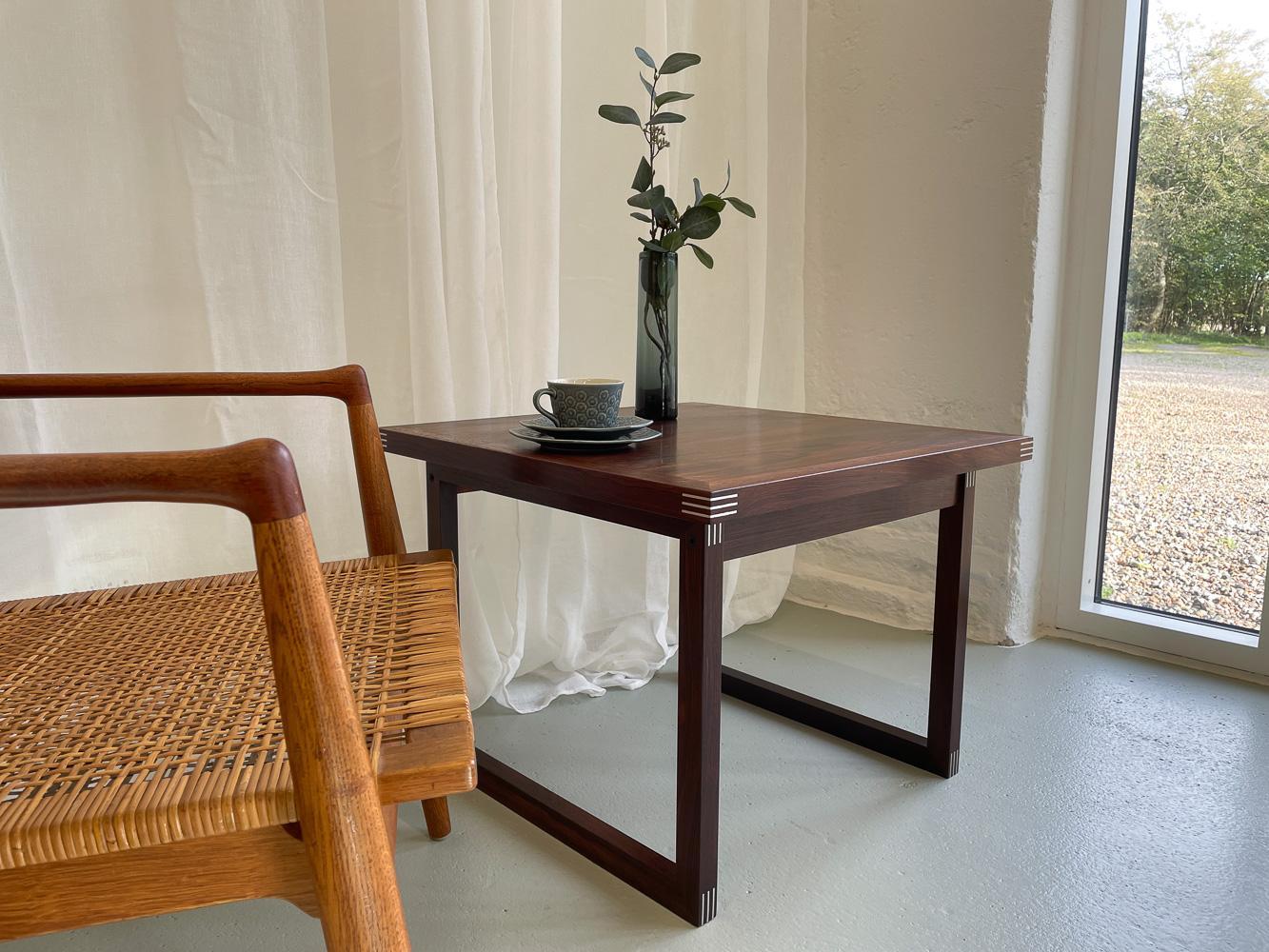 Danish Modern Rosewood Side Table by Rud Thygesen for Heltborg Møbler, 1960s. For Sale 14