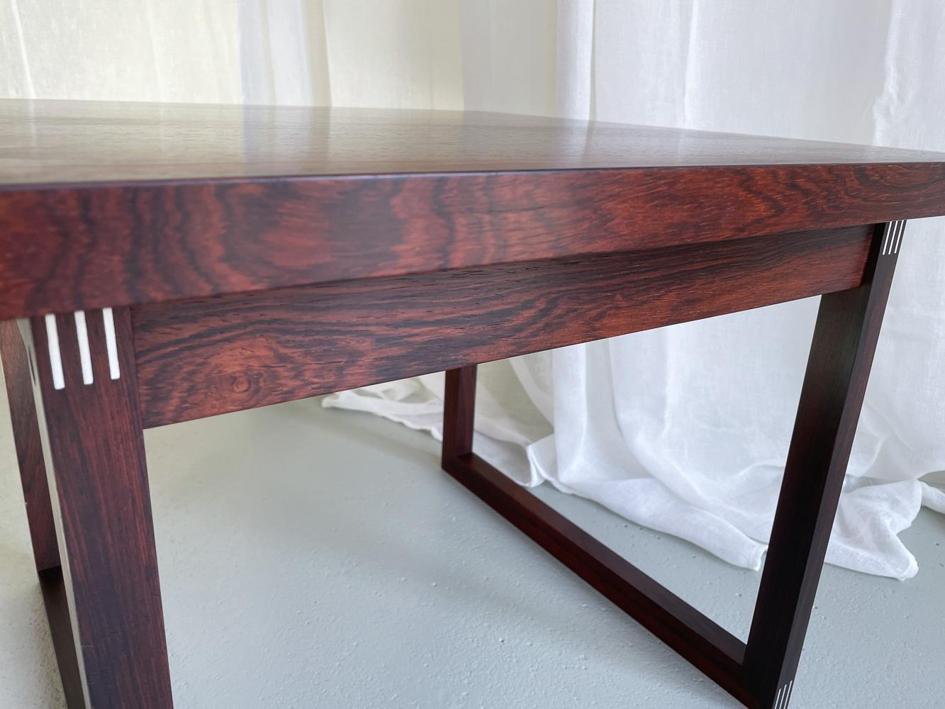 Danish Modern Rosewood Side Table by Rud Thygesen for Heltborg Møbler, 1960s. In Good Condition For Sale In Asaa, DK