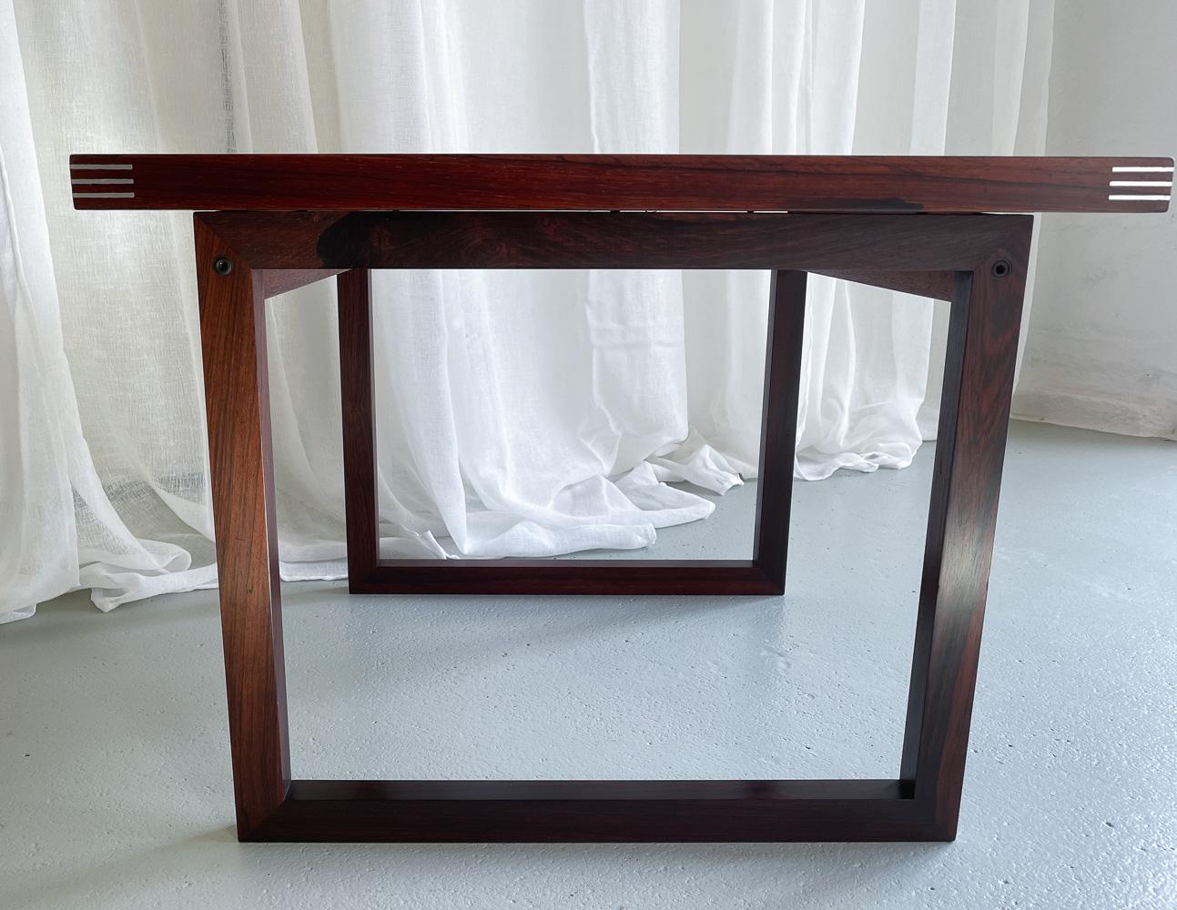 Mid-20th Century Danish Modern Rosewood Side Table by Rud Thygesen for Heltborg Møbler, 1960s. For Sale