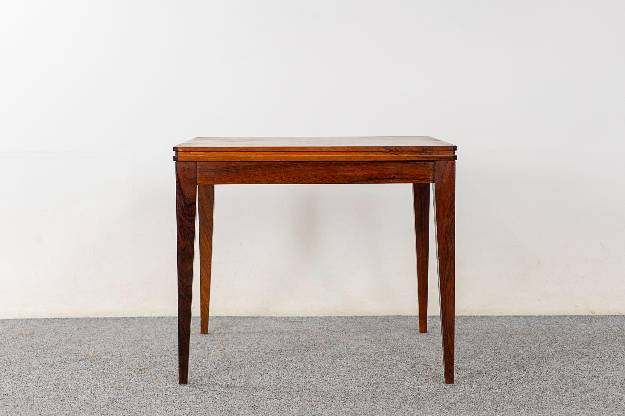 Scandinavian Modern Danish Modern Rosewood Side Table For Sale