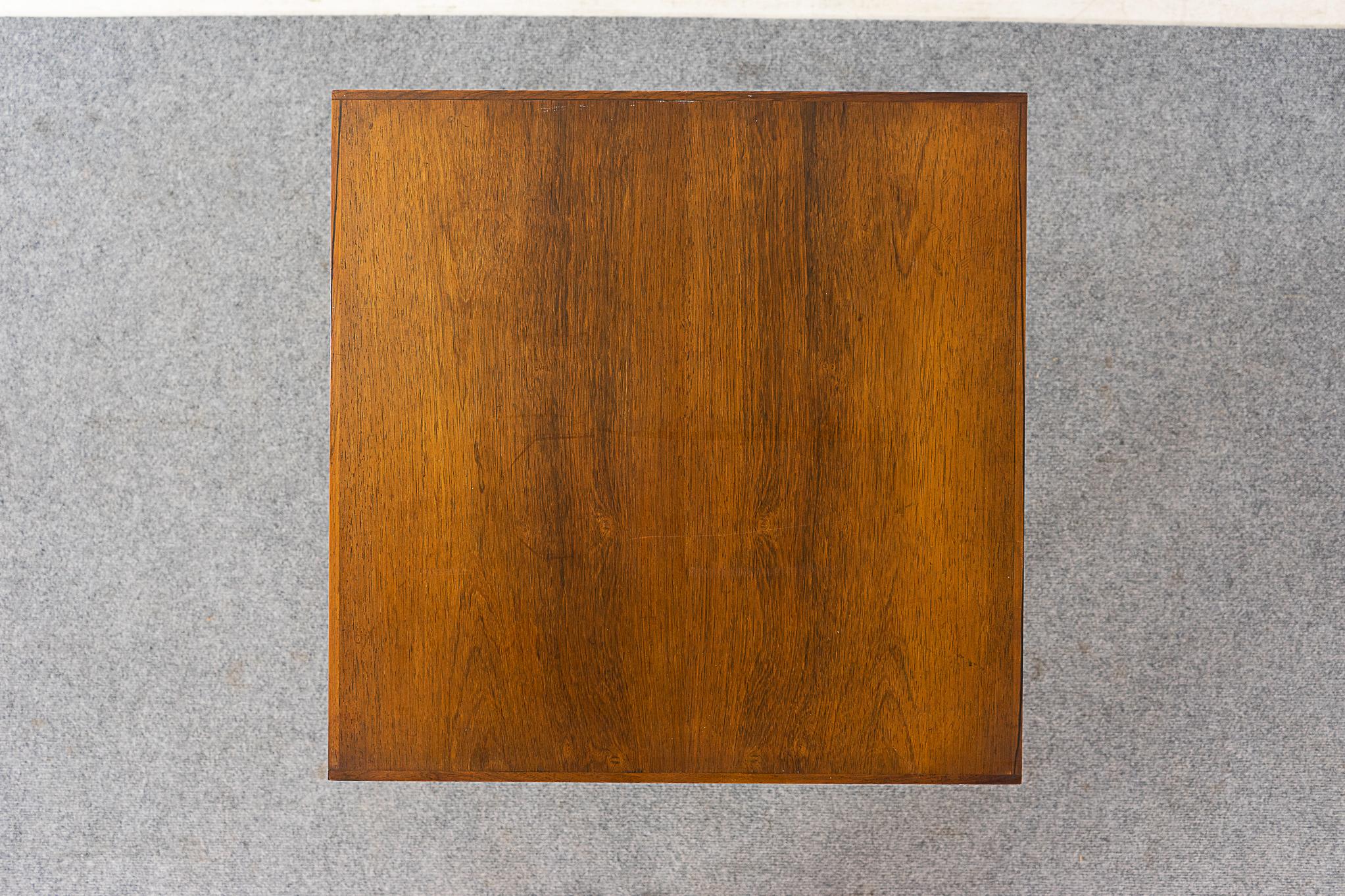 Mid-20th Century Danish Modern Rosewood Side Table For Sale