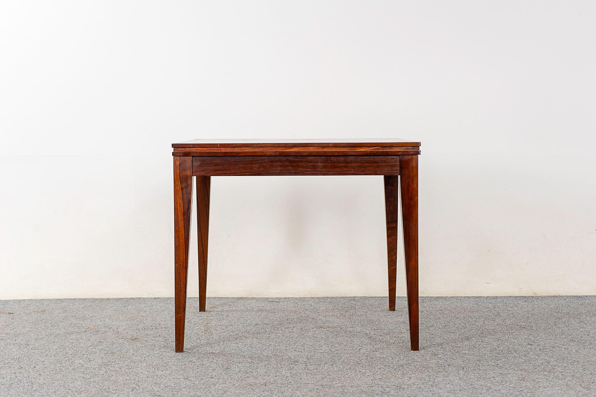 Danish Modern Rosewood Side Table For Sale 1