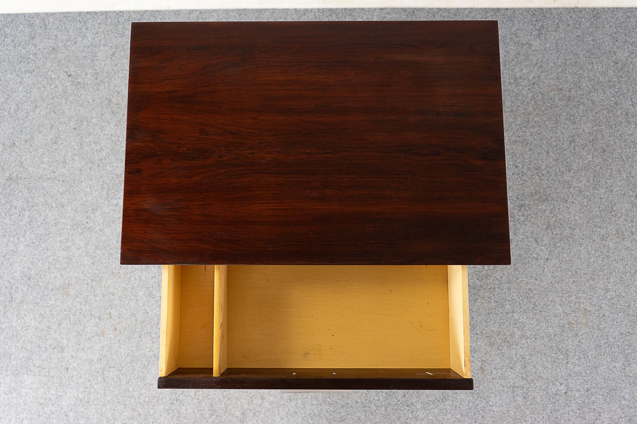 Danish Modern Rosewood Side Table For Sale 2