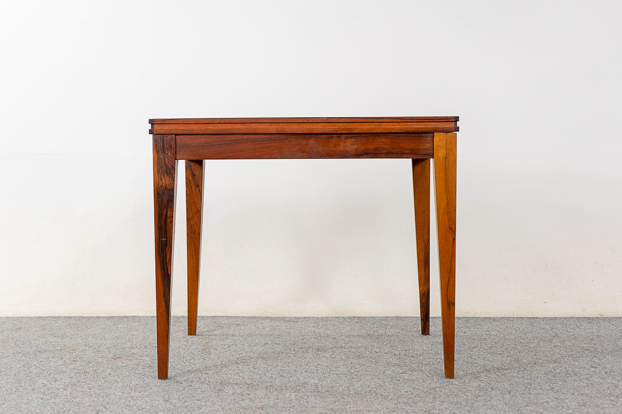 Danish Modern Rosewood Side Table For Sale 2
