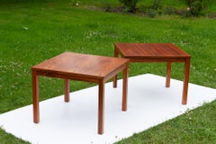 Dänische Moderne Palisander-Beistelltische, 1960er Jahre, 2er-Set