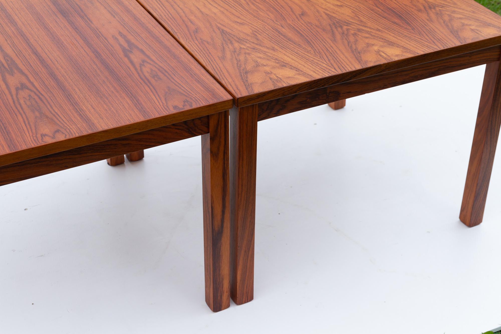 Danish Modern Rosewood Side Tables, 1960s, Set of 2 For Sale 2