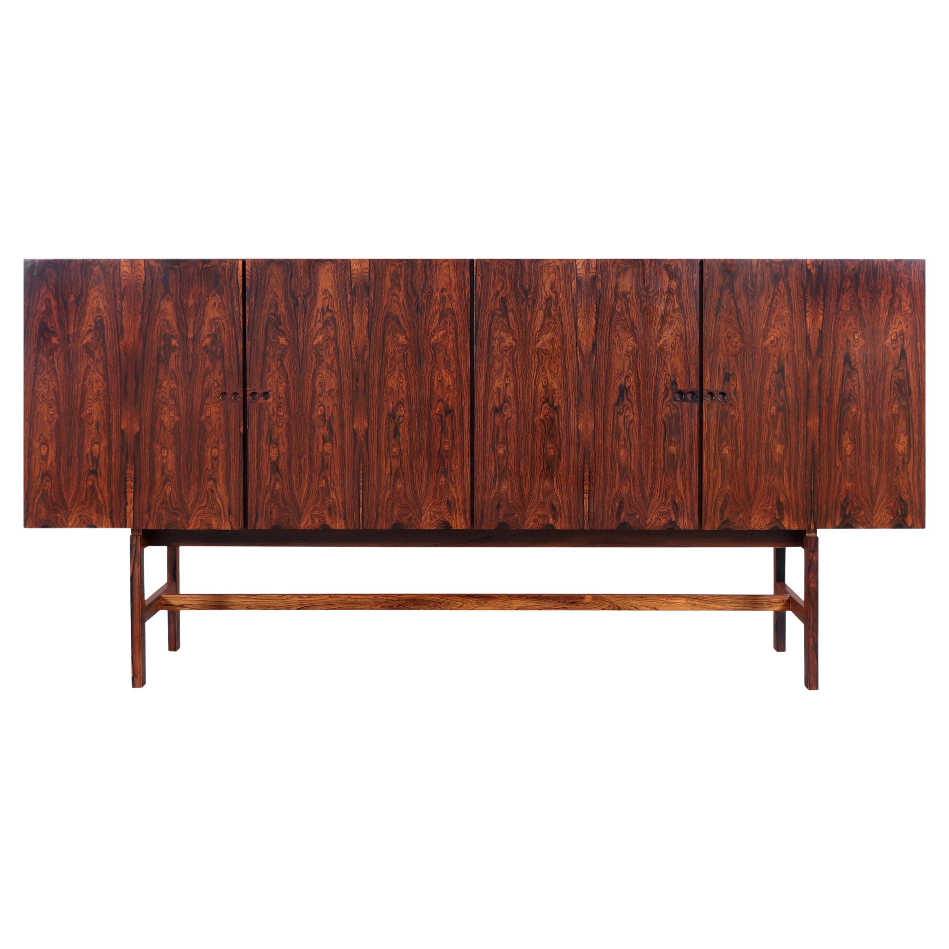 Danish Modern Rosewood Sideboard Attributed to Ib Kofod Larsen