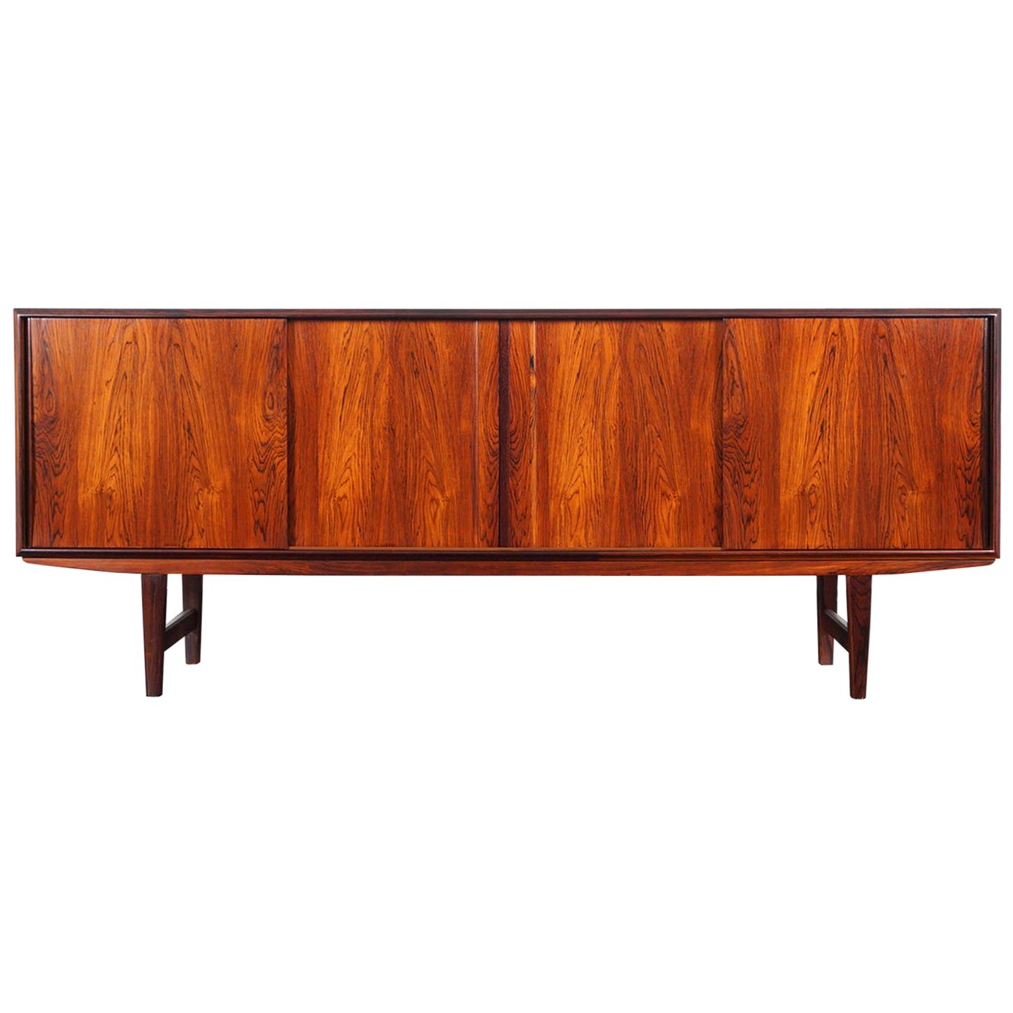 Danish Modern Rosewood Sideboard by E.W. Bach