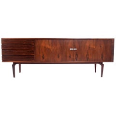 Danish Modern Rosewood Sideboard by H.W. Klein for Bramin, 1960s