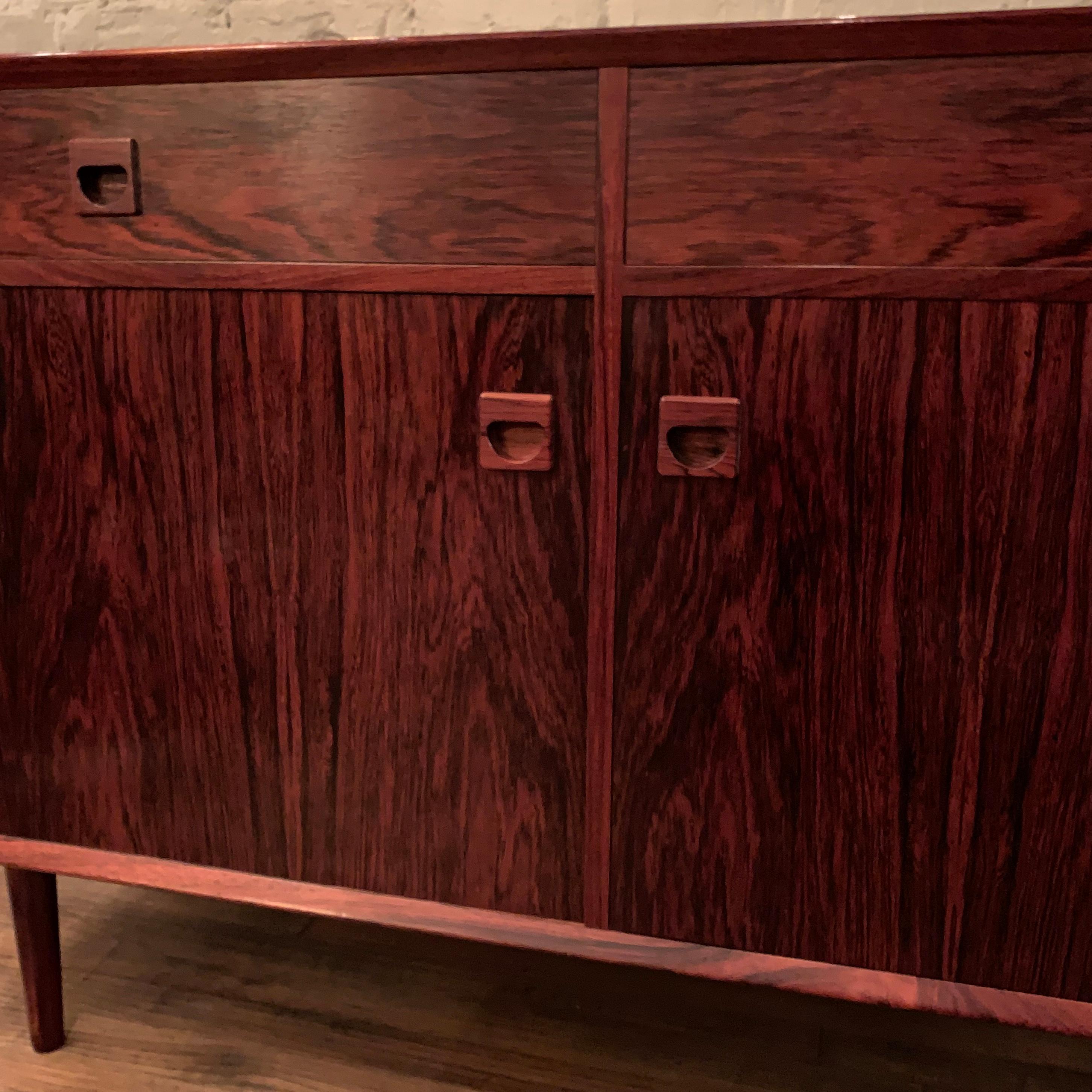 Danish Modern Rosewood Sideboard Credenza by E. Brouer for Brouer Møbelfabrik 1