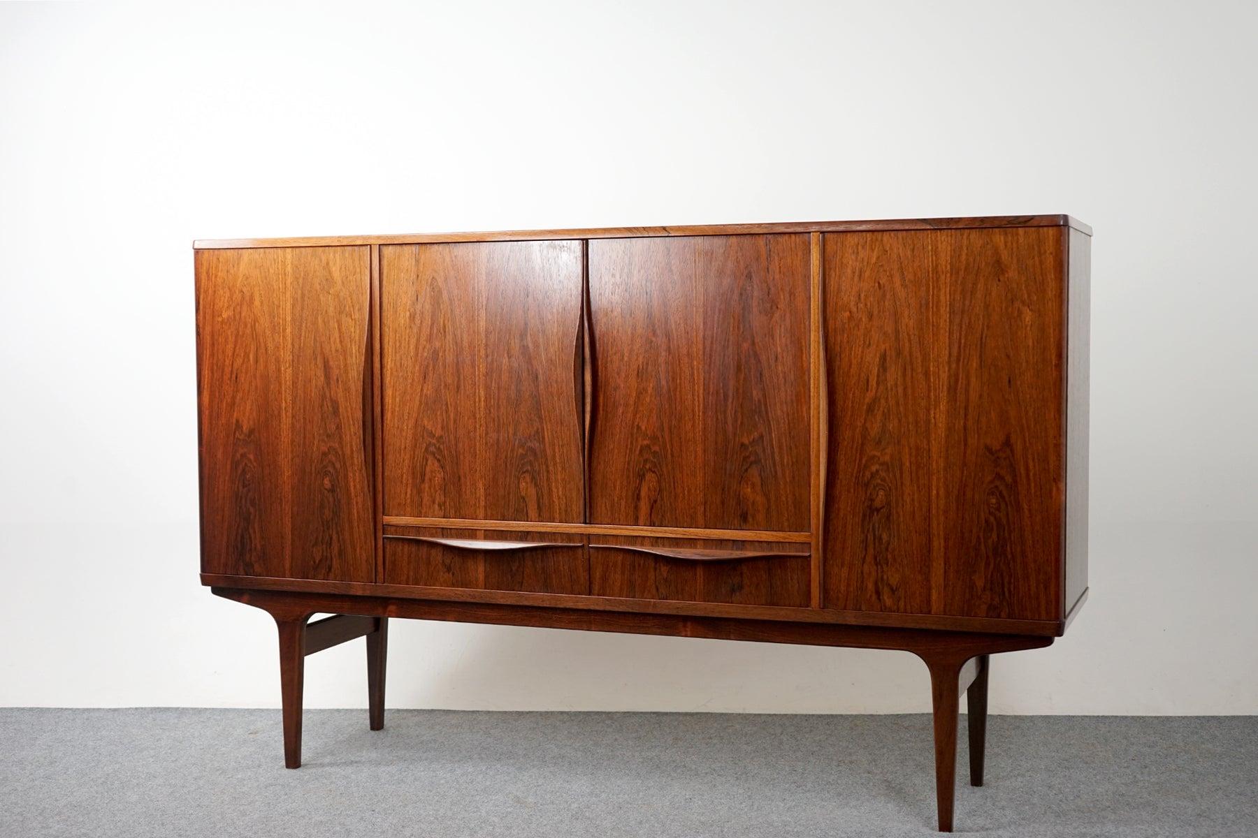 Danish Modern Rosewood Sideboard Credenza by LYBY Mobler 6