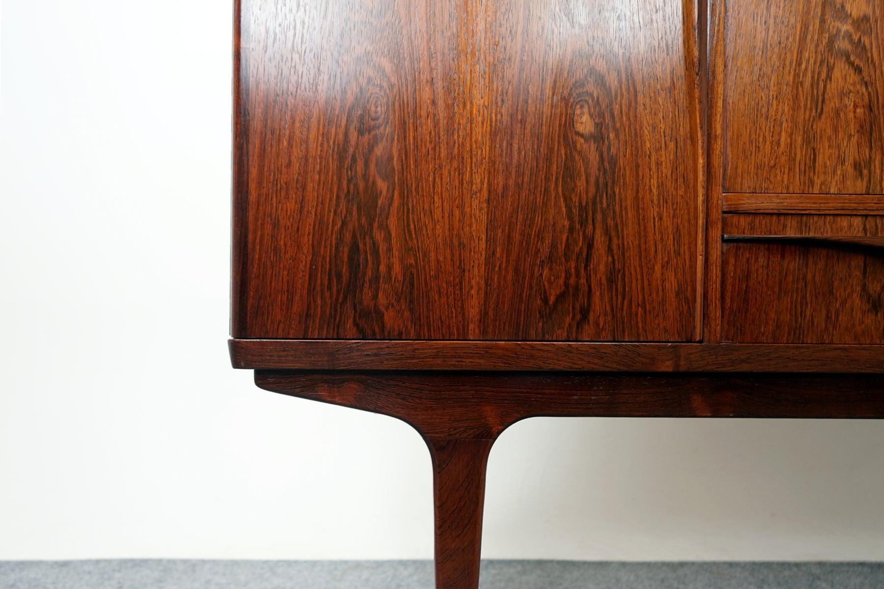 Danish Modern Rosewood Sideboard Credenza by LYBY Mobler In Good Condition In VANCOUVER, CA
