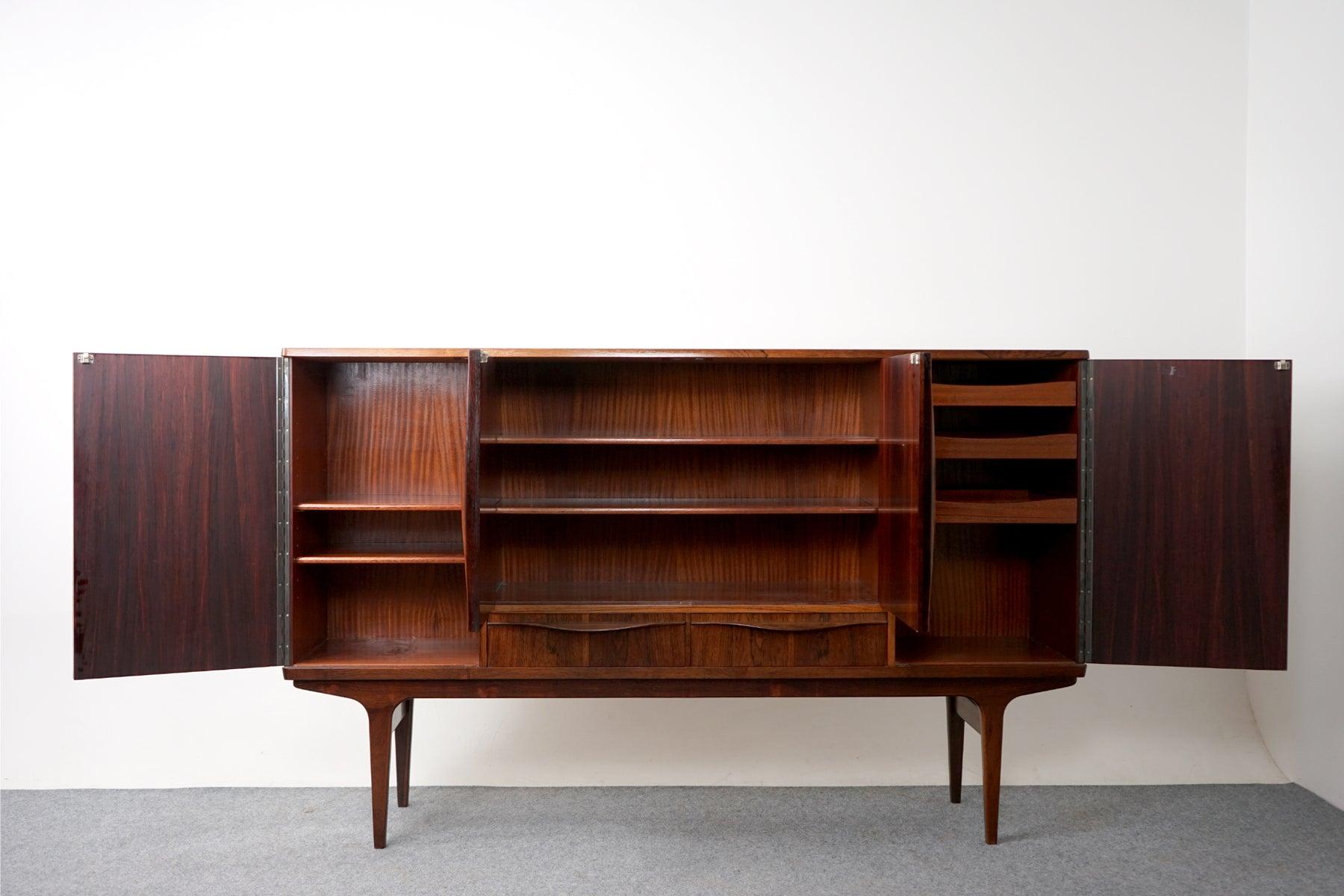 Danish Modern Rosewood Sideboard Credenza by LYBY Mobler 1