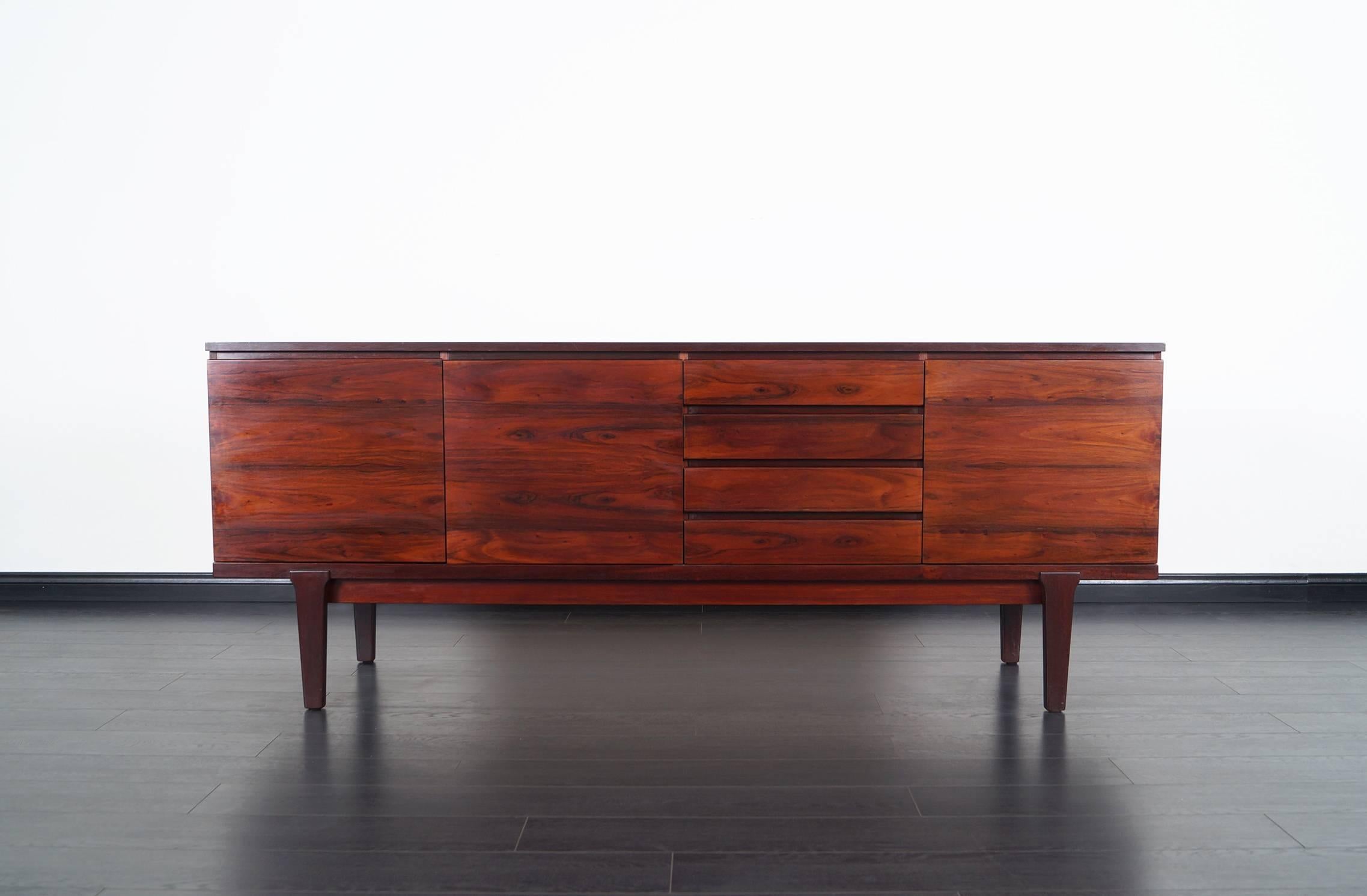 Mid-Century Modern Danish Modern Rosewood Sideboard